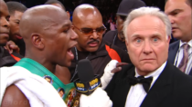Floyd Mayweather / Victor Ortiz Sucker Punch Larry Merchant PUNKS Floyd Mayweather