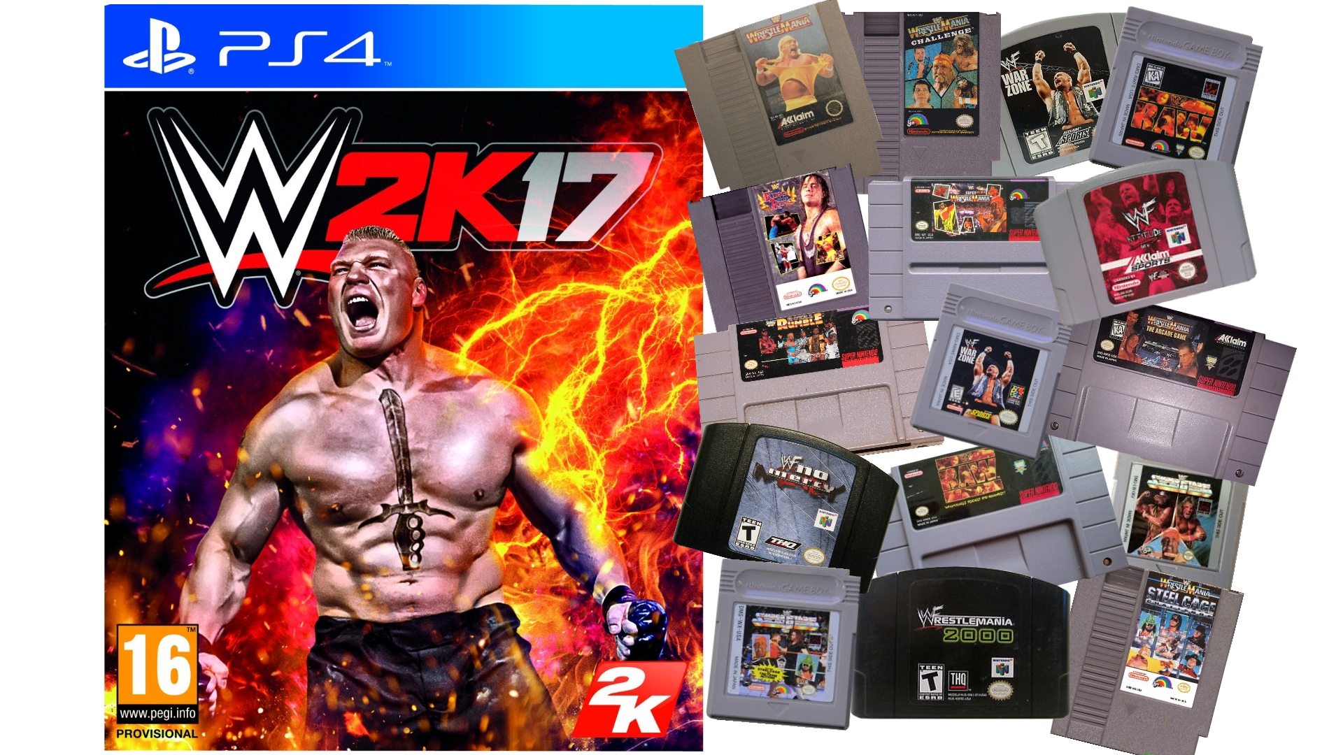 WWE 2K17 vs Old WWF Games