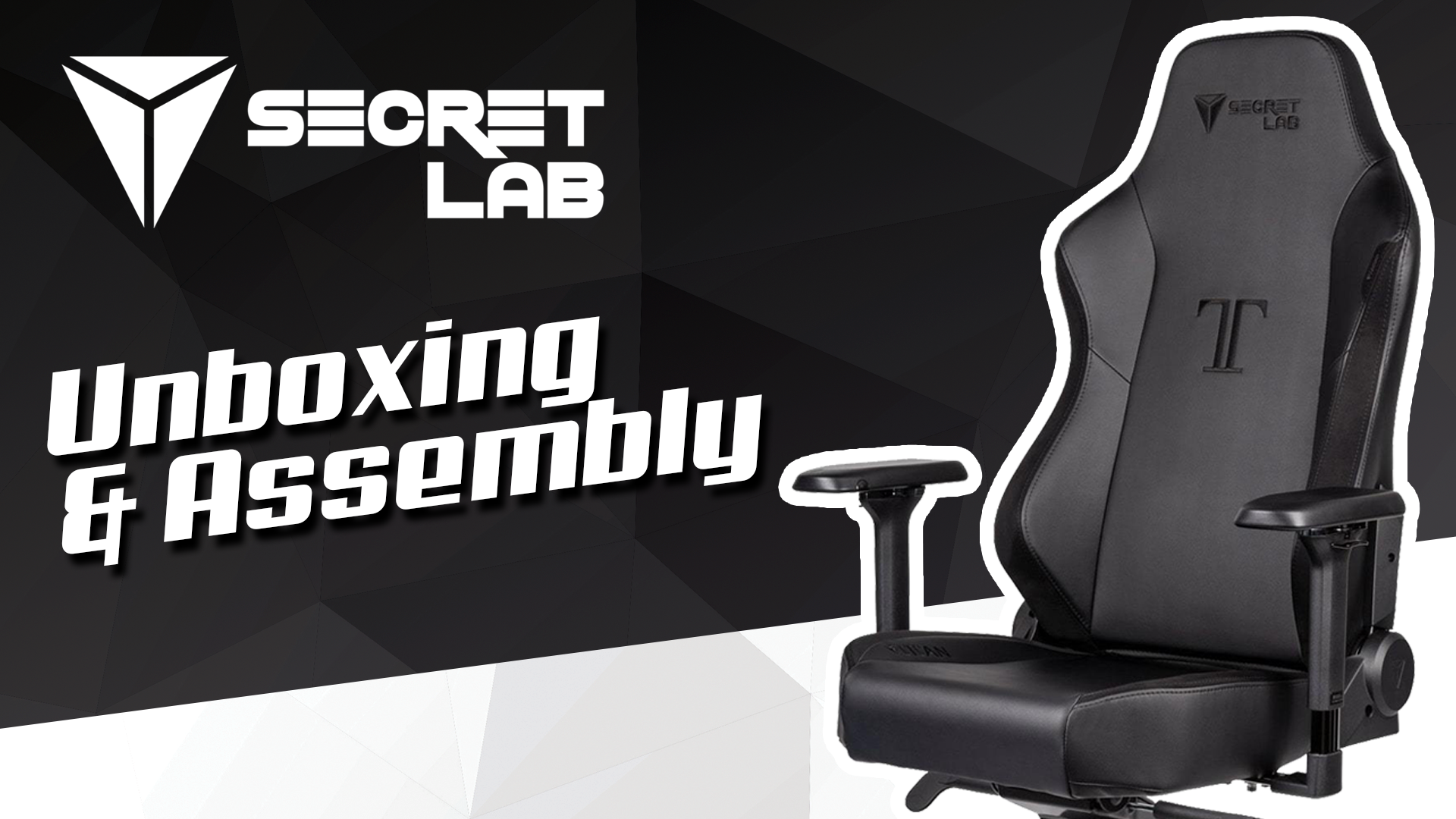 Secretlab Titan Black Gaming Chair Unboxing & Assembly